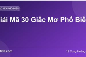 Giải Mã 30 Giấc Mơ Phổ Biến: Ý Nghĩa & Điềm Báo Theo Cung Hoàng Đạo